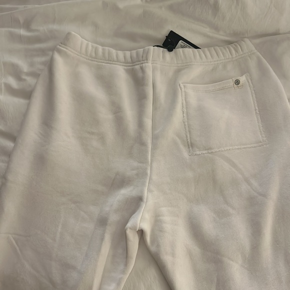 Rag & Bone Vintage Terry Sweatpants White Mediumm - Picture 7 of 8